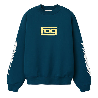 ESSENTIALS - CLASSIC RAGLAN HI-CREWNECK - NIGHT SEA - cherry fukuoka