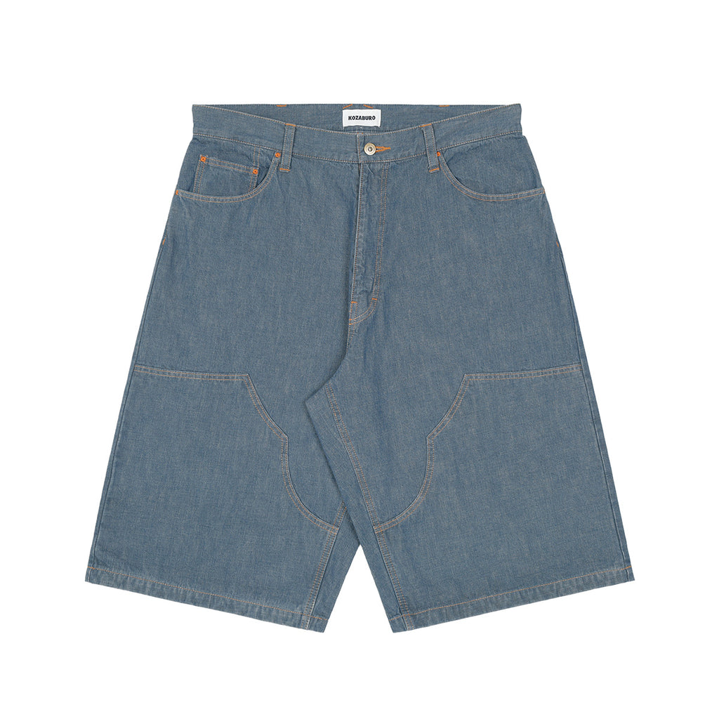 KOZABURO（コウザブロウ) - WIDE LEG KNEE PATCH SHORTS ショート