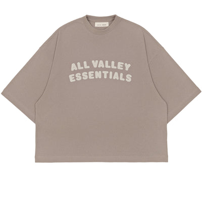 ESSENTIALS - SPORT MESH MERCH TEE - SEAL - T-SHIRT - cherry fukuoka
