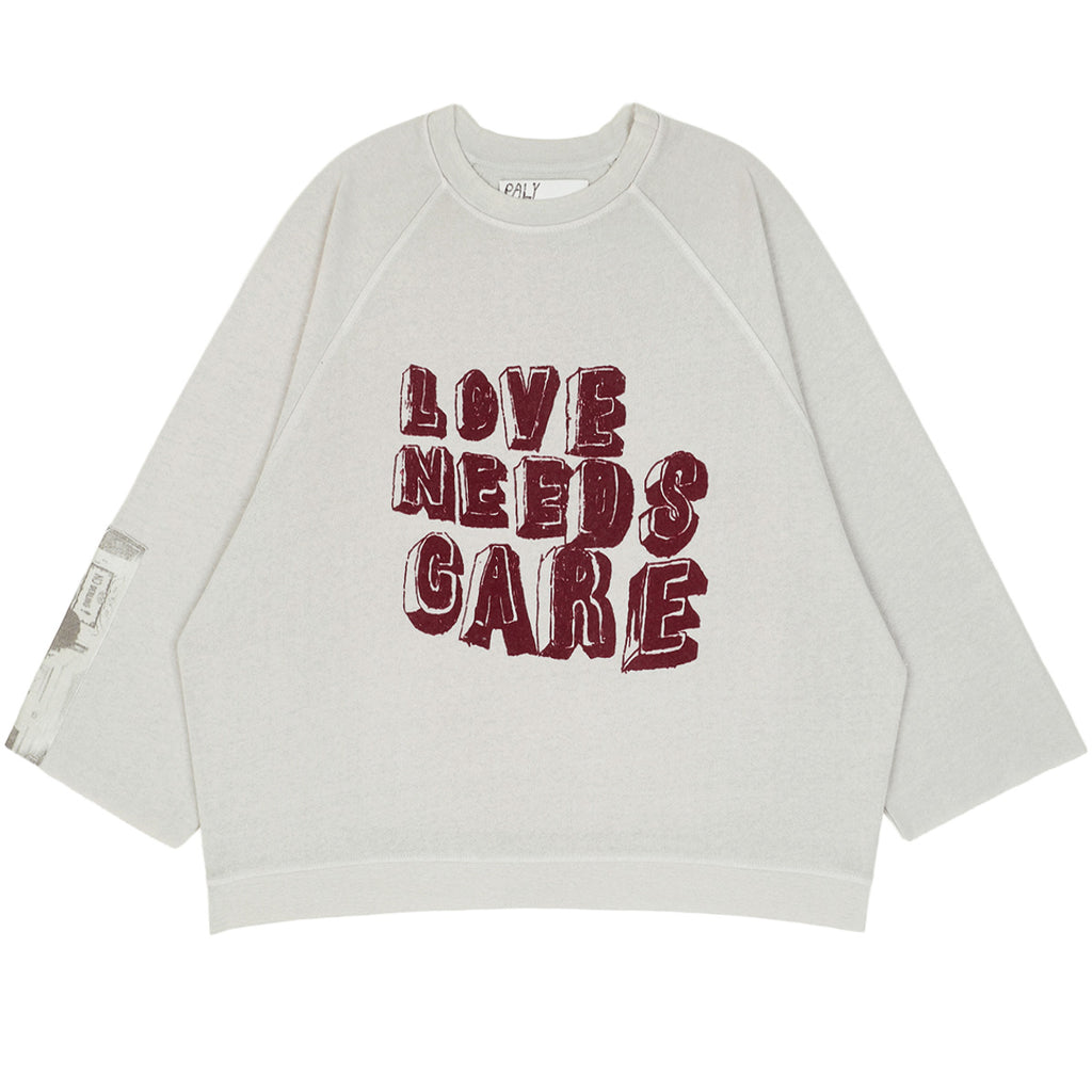 SAINT MICHAEL × BerBerJin スウェットシャツ トレーナー SAINT MICHAEL/BJ_CREW NECK SWEAT/YOUNG/WHT