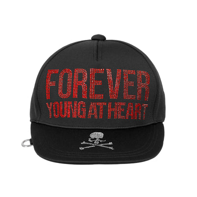 mastermind JAPAN - SWAROVSKI®︎ CRYSTALS FYAH CAP - BLACK - CAP - cherry fukuoka