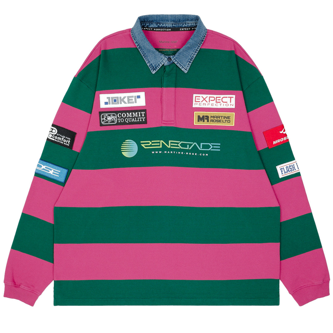 Martine Rose (マーティン・ローズ) - RUGBY POLO シャツ | cherry