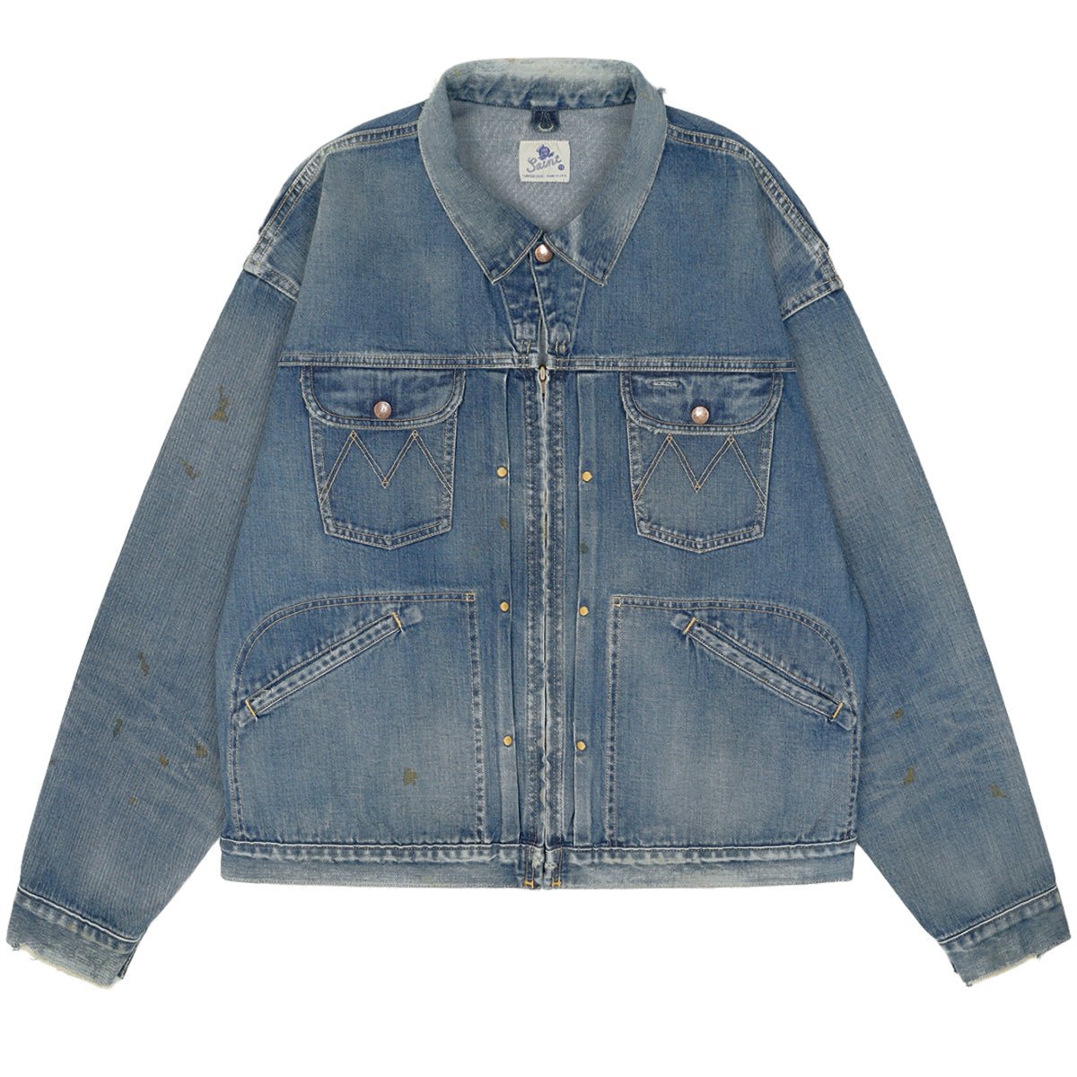 Cat Sm080 ©SAINT M××××××(セントマイケル)- SM080 DENIM JACKET デニムジャケット | cherry オンライン通販 ...