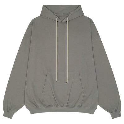 Rick Owens - TOWER F/W 26 HUN HOODIE - STEEL - T-SHIRT - cherry fukuoka