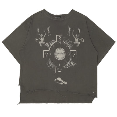 ENFANTS RICHES DÉPRIMÉS - BED OF NAILS T-SHIRT - T-SHIRT - WASHED BLACK - cherry fukuoka