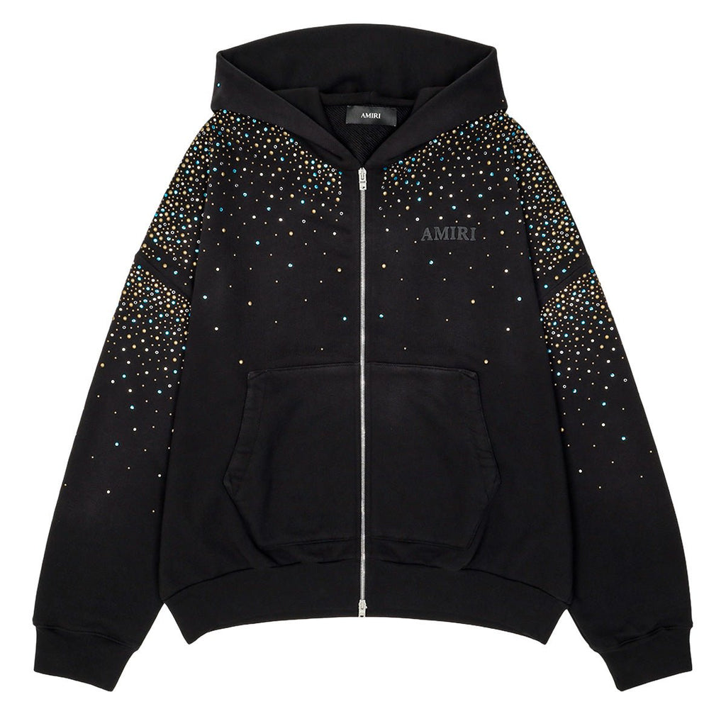 AMIRI(アミリ) - CRYSTALS OVERSIZED ZIP UP HOODIE ジップパーカー