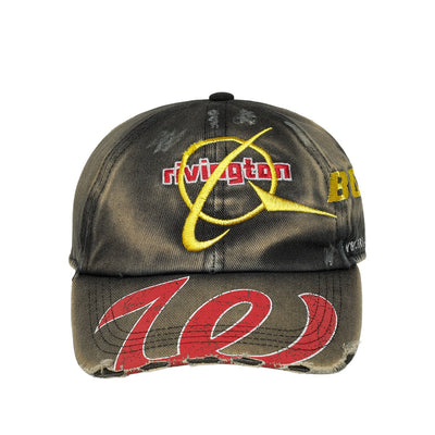 RRR123 - CEASE TO DECEASE HAT - BLACK - cherry fukuoka