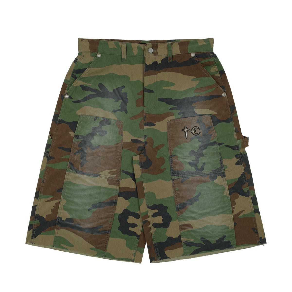 TC TAINTED CAMO SHORTS - cherry fukuoka - THUG CLUB - PANTS