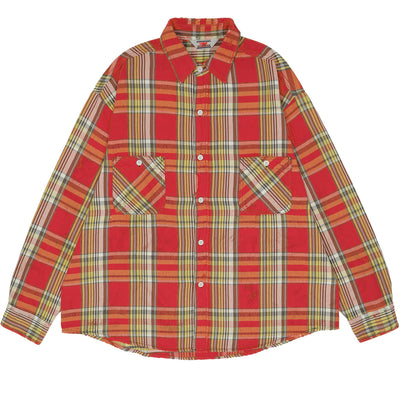 SM042 CHECK FLANNEL SHIRT