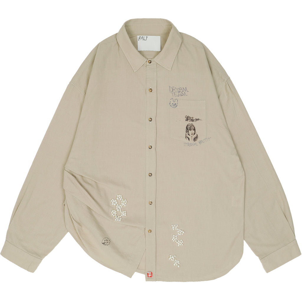 les six レシス mega shirt シャツ LES SIX(レ・シス) - BIAS MEGA FLANNEL GRAY シャツ | cherry