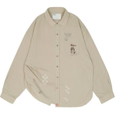 ETERNAL YOUTH OVERSIZED DRESS SHIRT