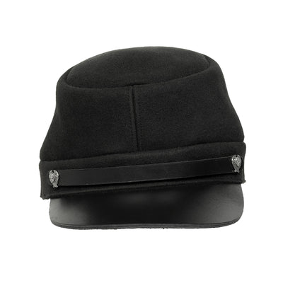 ENFANTS RICHES DÉPRIMÉS × Nick Fouquet - CONFEDERATE BRUTALIST HAT - HAT - BLACK - cherry fukuoka