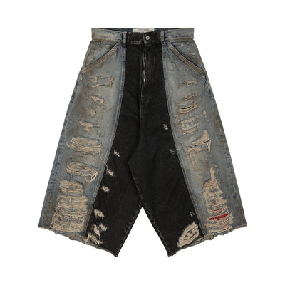 RRR123 - RENTACOST PANT - BLACK/INDIGO - cherry fukuoka