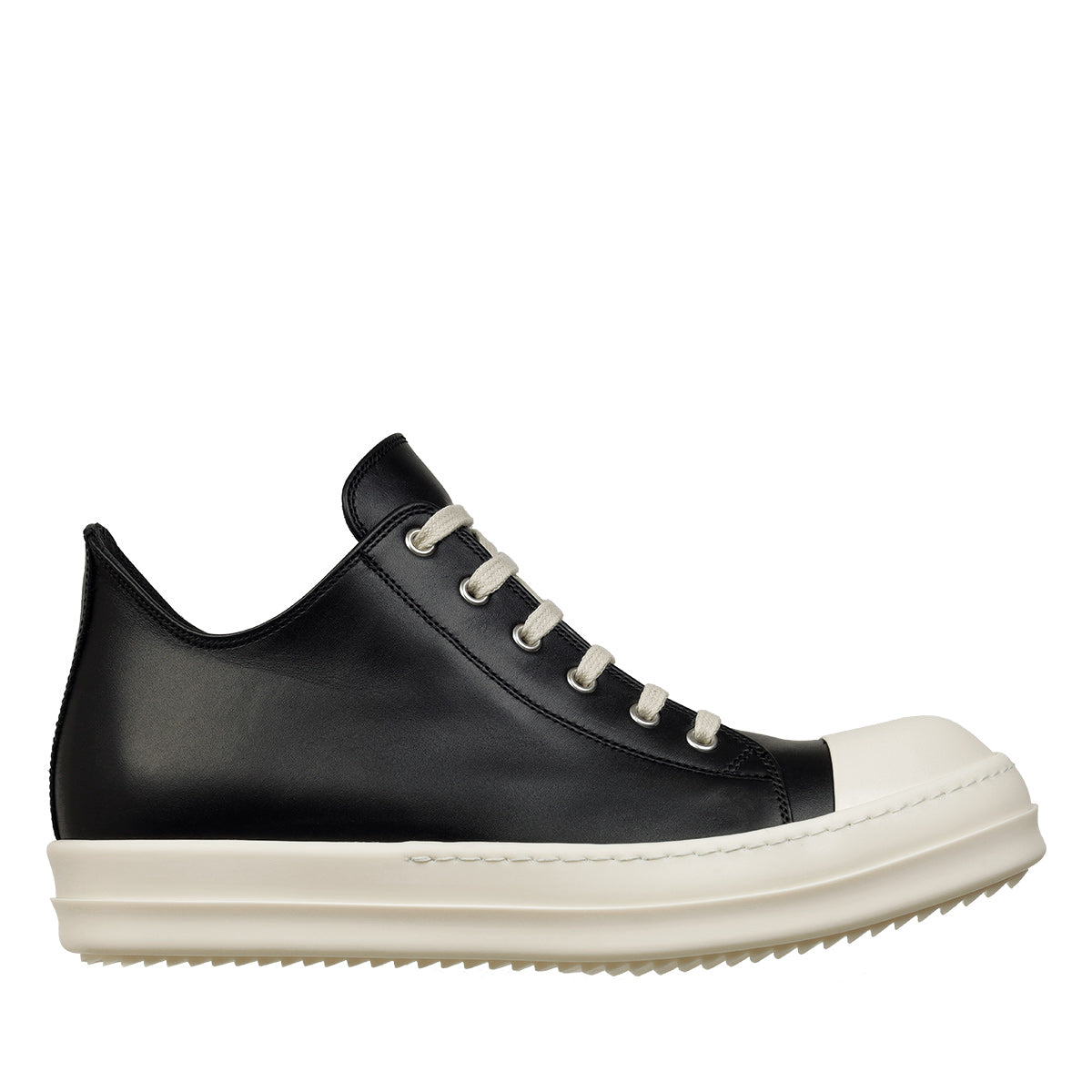 RICK OWENS - JUMBO LACE PADDED LOW SNEAKS Sneakers | cherry