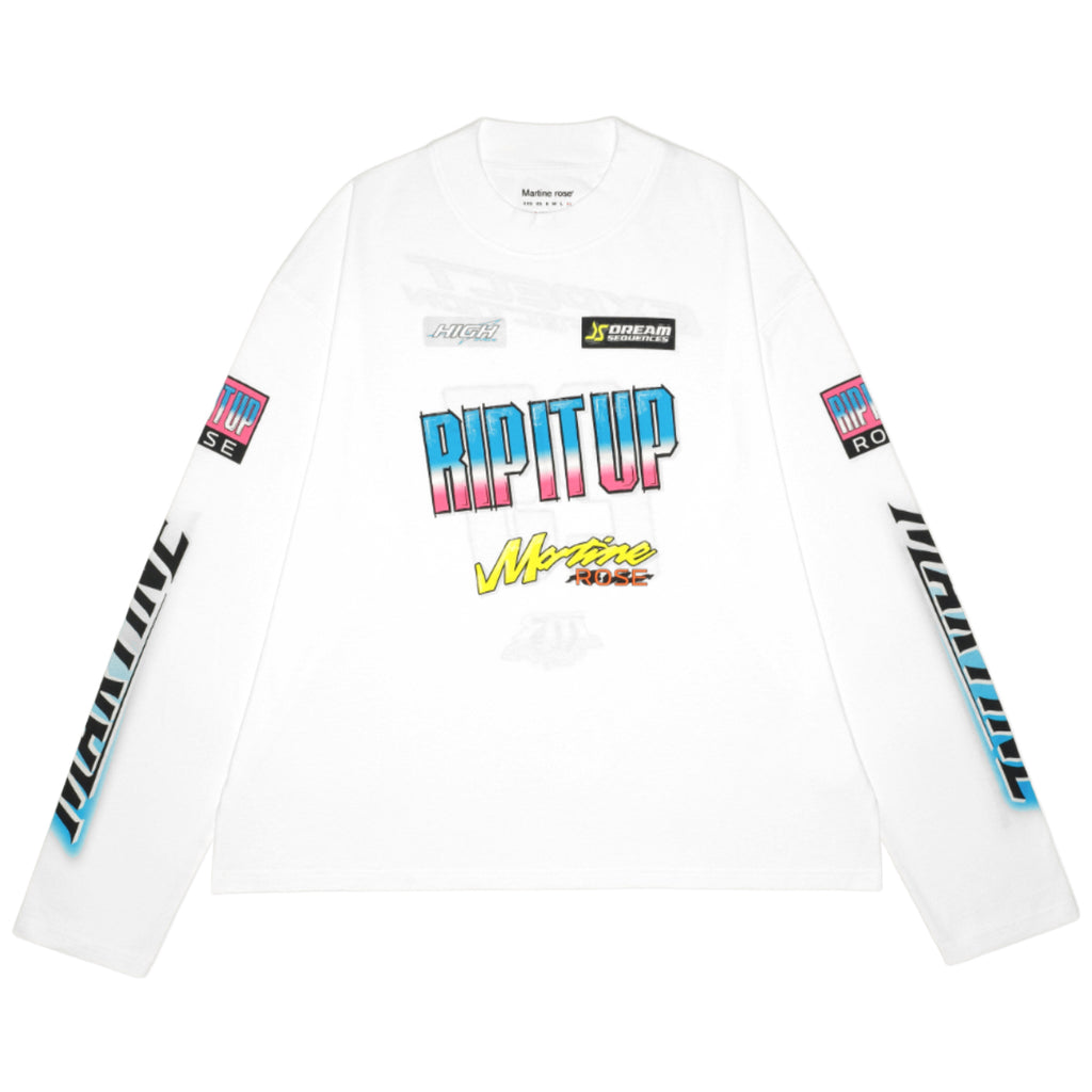 Martine Rose (マーティン・ローズ) - FUNNEL NECK L/S T-SHIRT ロング  