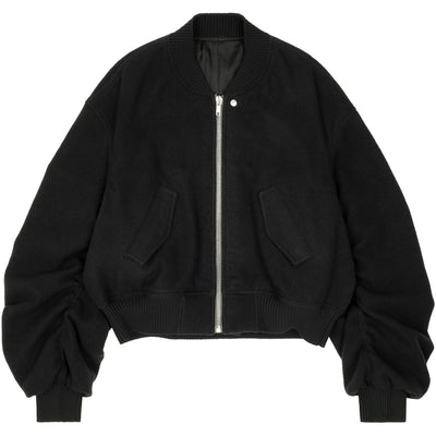 Rick Owens - TOWER F/W 26 SECCHIA FLIGHT - BLACK - JACKET - cherry fukuoka