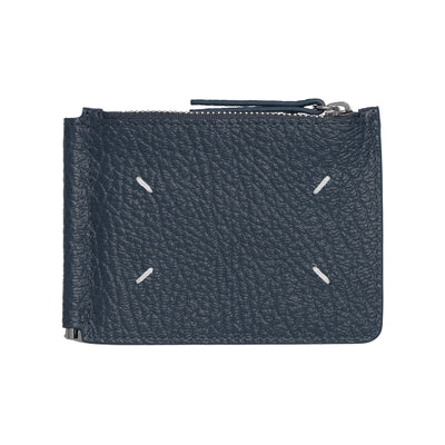Maison Margiela - 4-STITCH MONEY CLIP WALLET - BLUE - WALLET - cherry fukuoka