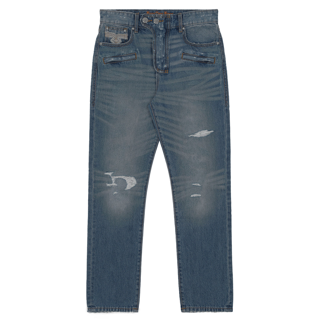 roar デニム 424 (フォートゥーフォー) - 424 x ROCK REVIVAL RR MOTO PANT デニム