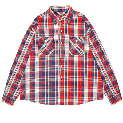 SM042 CHECK FLANNEL SHIRT