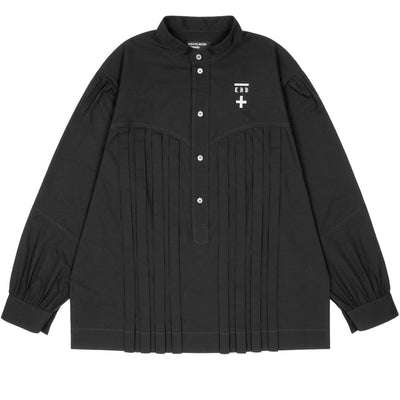 ENFANTS RICHES DÉPRIMÉS - POINT DE CROIX CHEMISE - BLACK - SHIRT - cherry  fukuoka