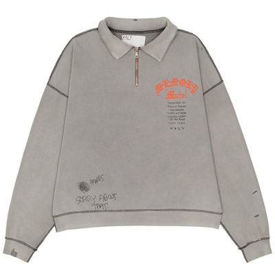 SORRY BOUT THAT 1/4 ZIP CREWNECK