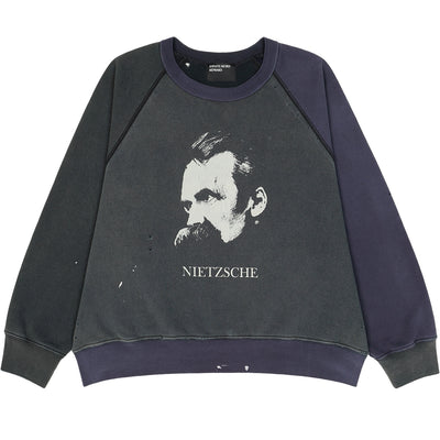 NIETZSCHE RAGLAN SWEATSHIRT