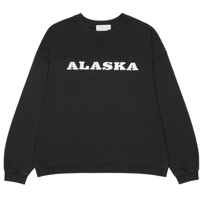 ALEXANDER DIGENOVA - ALASKA CREWNECK - BLACK - CREWNECK - cherry fukuoka