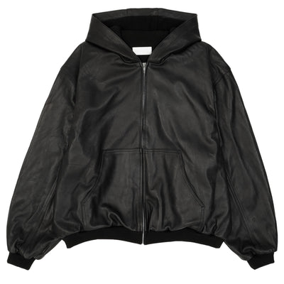 ALEXANDER DIGENOVA - LEATHER UNDERGROUND JACKET - BLACK - JACKET - cherry fukuoka