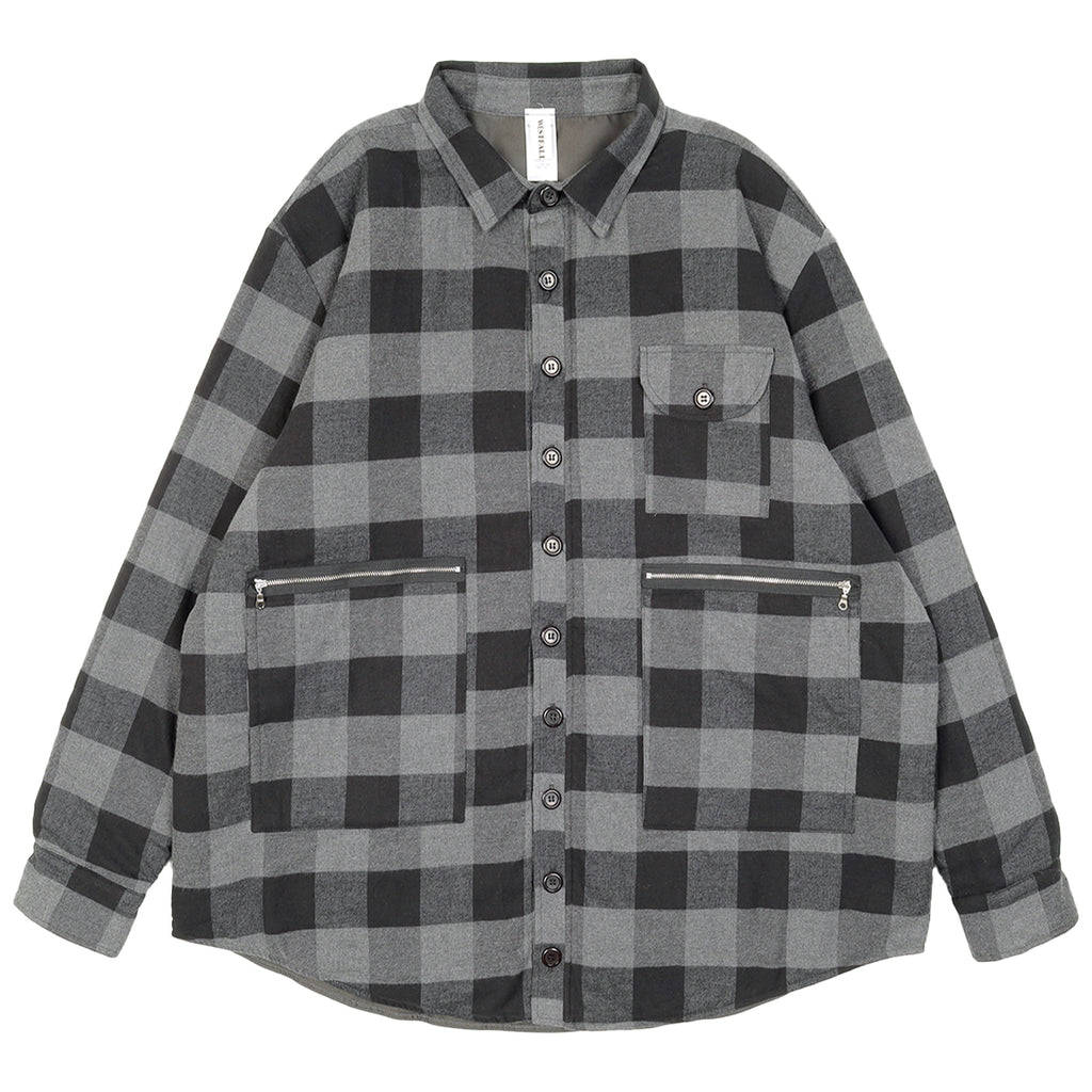 R13(アールサーティーン) - SHREDDED SEAM DROP NECK SHIRT 