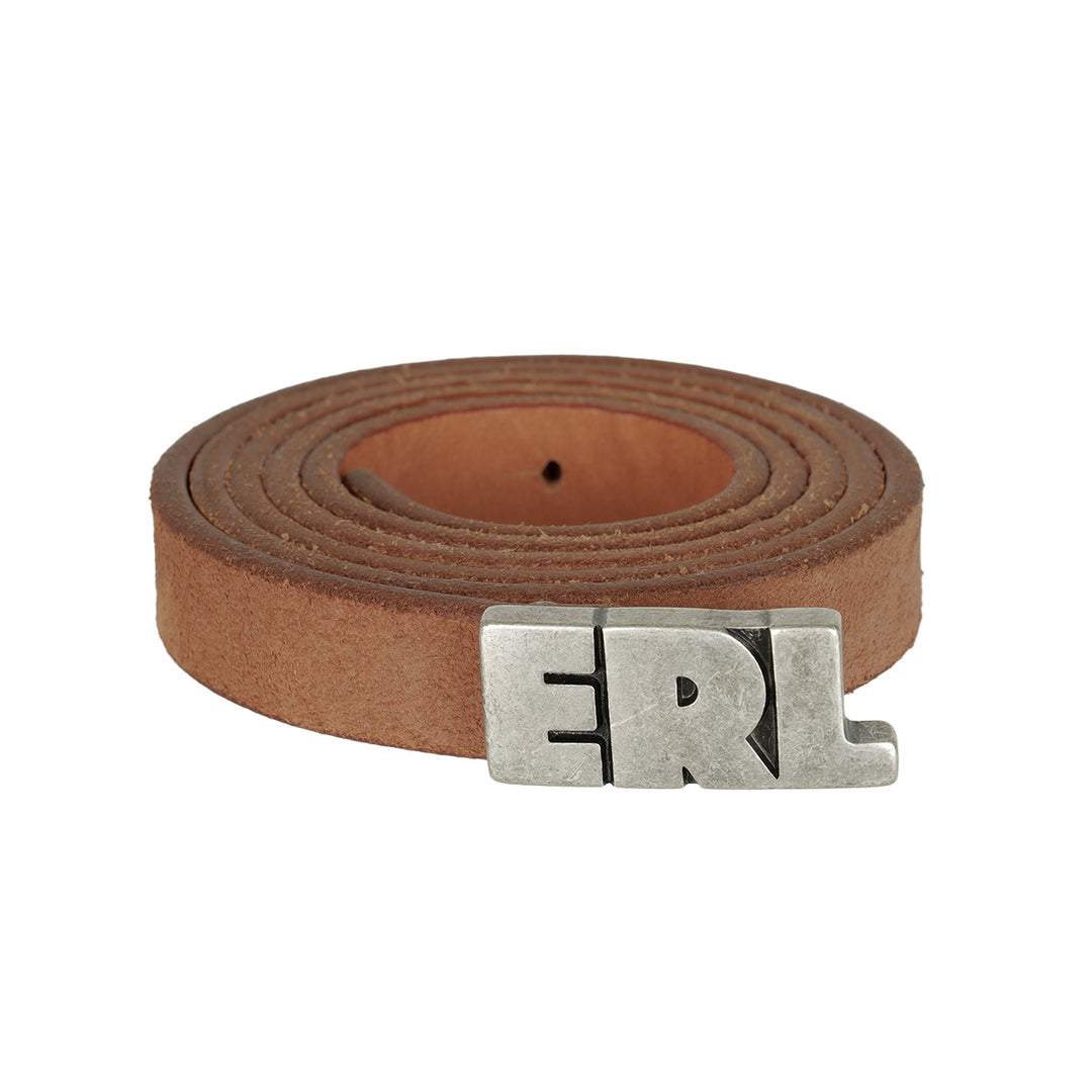 ERL (イーアールエル) - ERL SKINNY LEATHER BELT ベルト | cherry