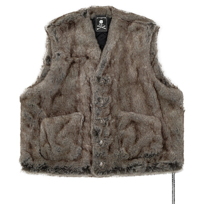 MASTERMIND WORLD<br>FAUX FUR VEST