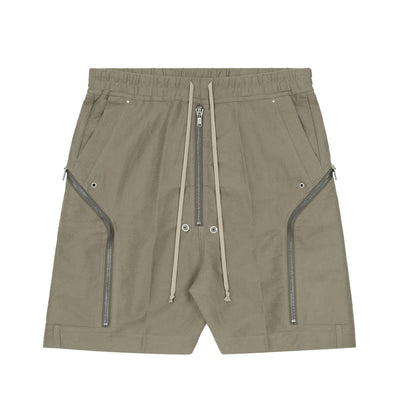 Rick Owens - TOWER F/W 26 HEIZER SHORTS - DARKPEARL - SHORTS - cherry fukuoka