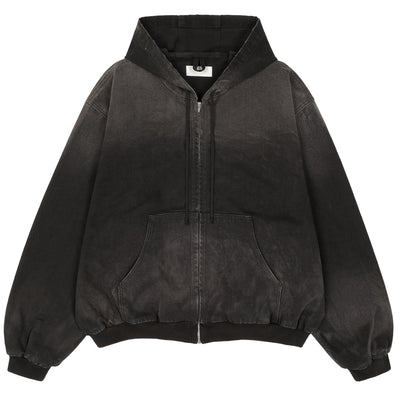 ALEXANDER DIGENOVA - UNDERGROUND CANVAS JACKET - VINTAGE BLACK - JACKET - cherry fukuoka