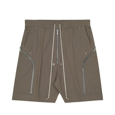 Rick Owens - TOWER F/W 26 HEIZER SHORTS - DUST - SHORTS - cherry fukuoka