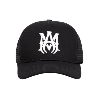 AMIRI - MA LOGO TRUCKER HAT - BLACK - CAP - cherry fukuoka