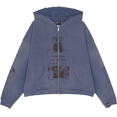 SOVIET ARCTIC ASSEMBLAGE ZIP HOODIE