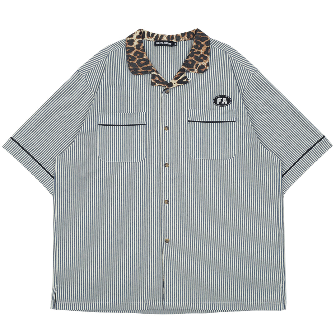 2023 WOODZ OO-LI FINALE ハーフジップシャツ CHARLES JEFFREY LOVERBOY - SHAGGY HAWAIIAN SHIRT | cherry online