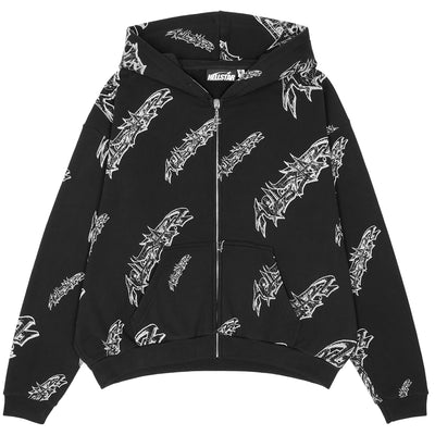 ROLL PRINT GRAFFITI ZIP UP