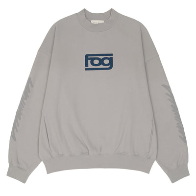 ESSENTIALS - CLASSIC RAGLAN HI-CREWNECK - SMOKE - cherry fukuoka