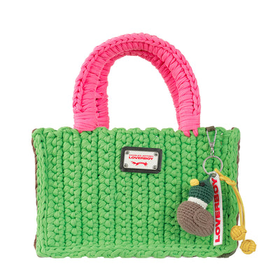 BUCKET BAG WITH DUCK CHARM