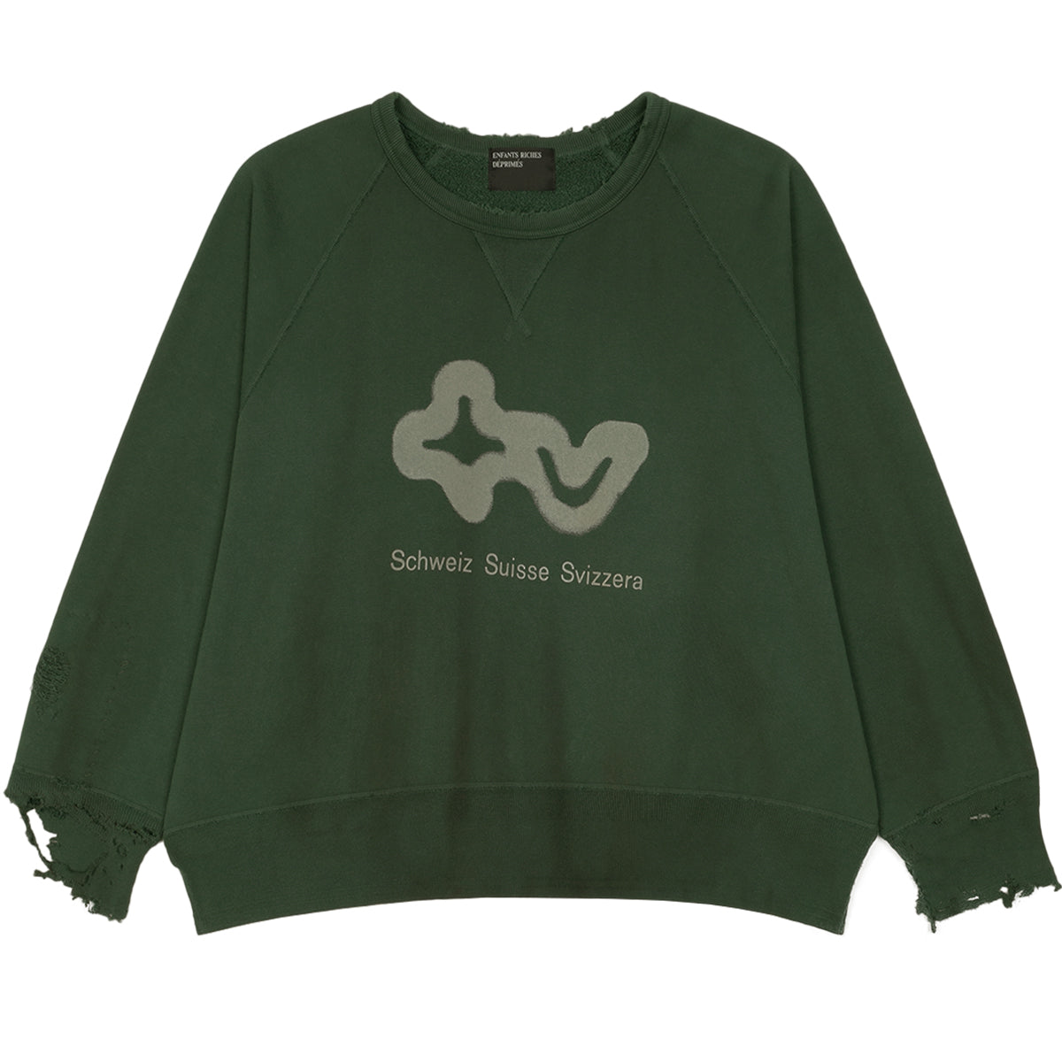 S.S.S. TV RAGLAN CREWNECK SWEATSHIRT