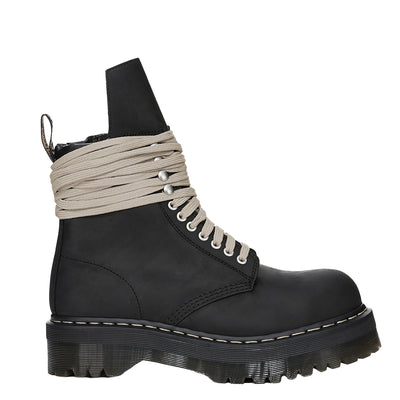 Rick Owens×Dr. Martens - QUAD SOLE STEEL TOE BOOT - BLACK - BOOT - cherry fukuoka