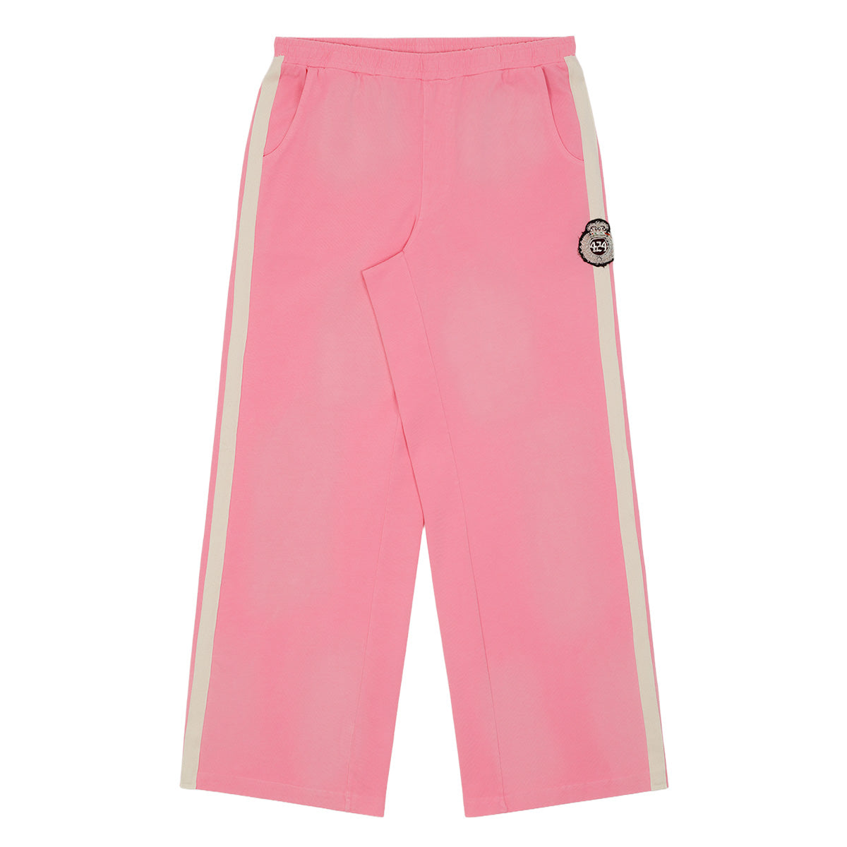424 - STRIPPED RIPPED SWEATPANTS - MARSHMALLOW - SWEAT PANTS - cherry fukuoka