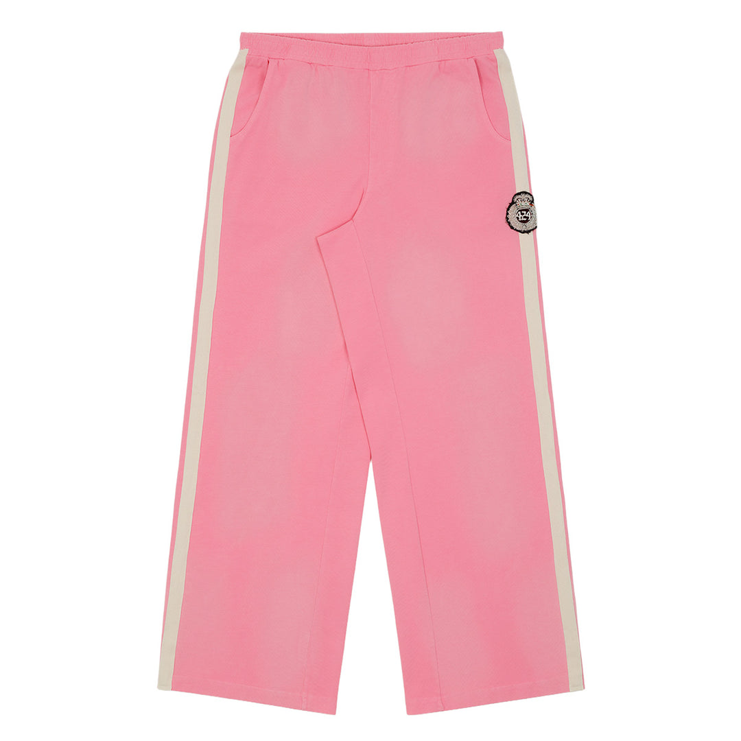 424 (フォートゥーフォー) - STRIPPED RIPPED SWEATPANTS MARSHMALLOW