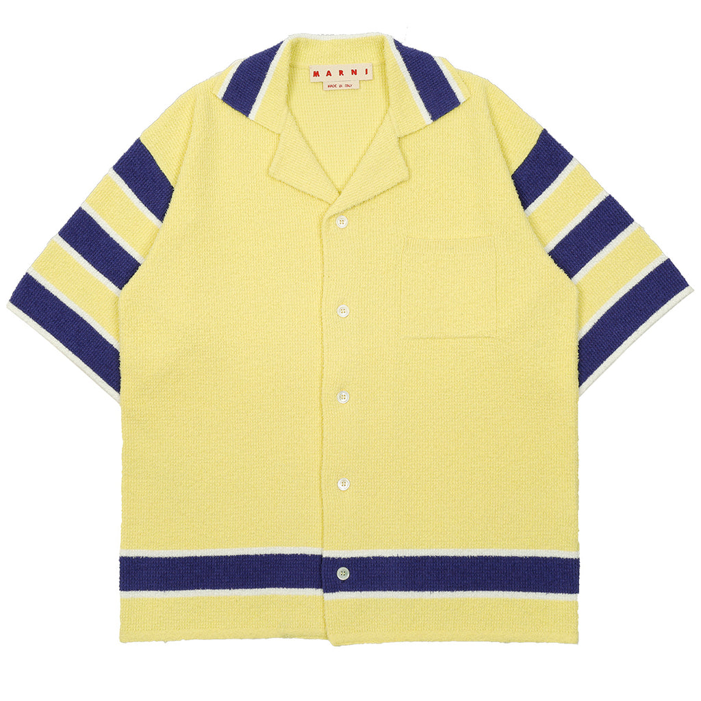 MARNI(マルニ) - PATTERNED PATCHES DENIM SHIRT YELLOW シャツ