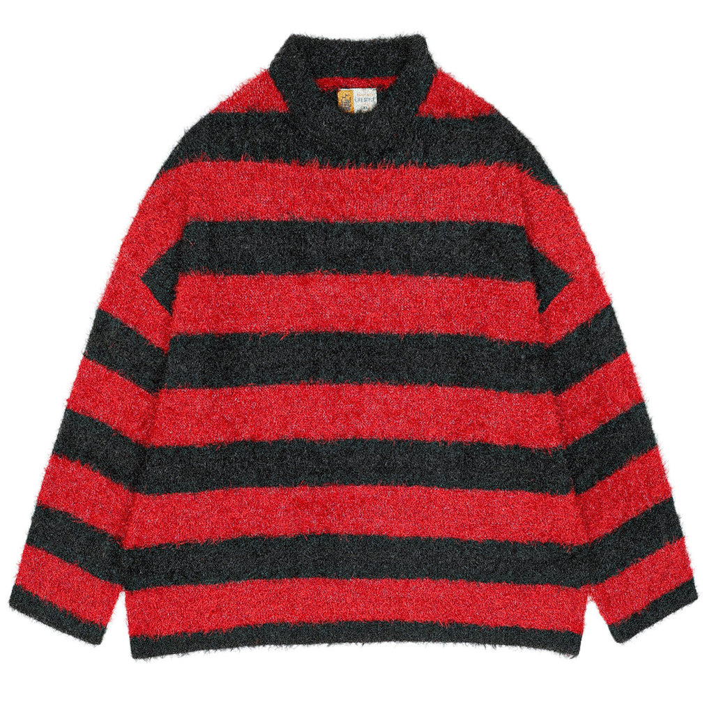 新品タグ付き ♡ Heart Fair Isle Knit Pullover 🆕9／30 (Tue.) 12：00- ぷっくりLD刺繍のロゴニット🪡 サラッ