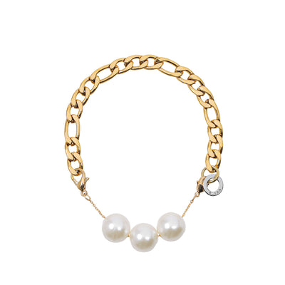 BLESS - MATERIALMIX BRACELET - PEARL REGULAR - BRACELET - cherry fukuoka