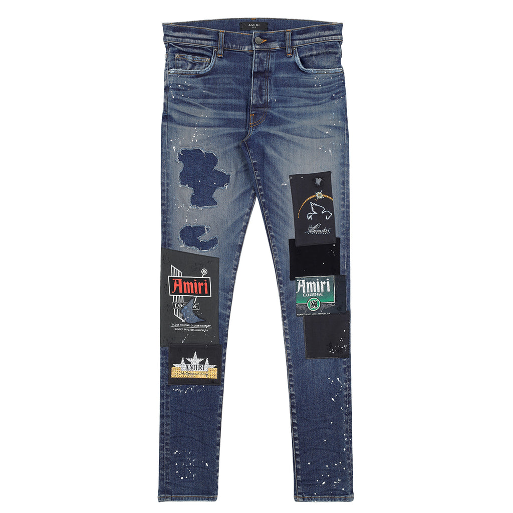 AMIRI DREAM TEAM SKINNY JEAN CLAY INDIGO denim pants Mail