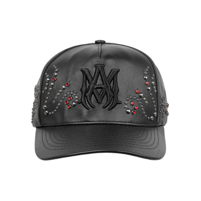 MA STUD LEATHER HAT