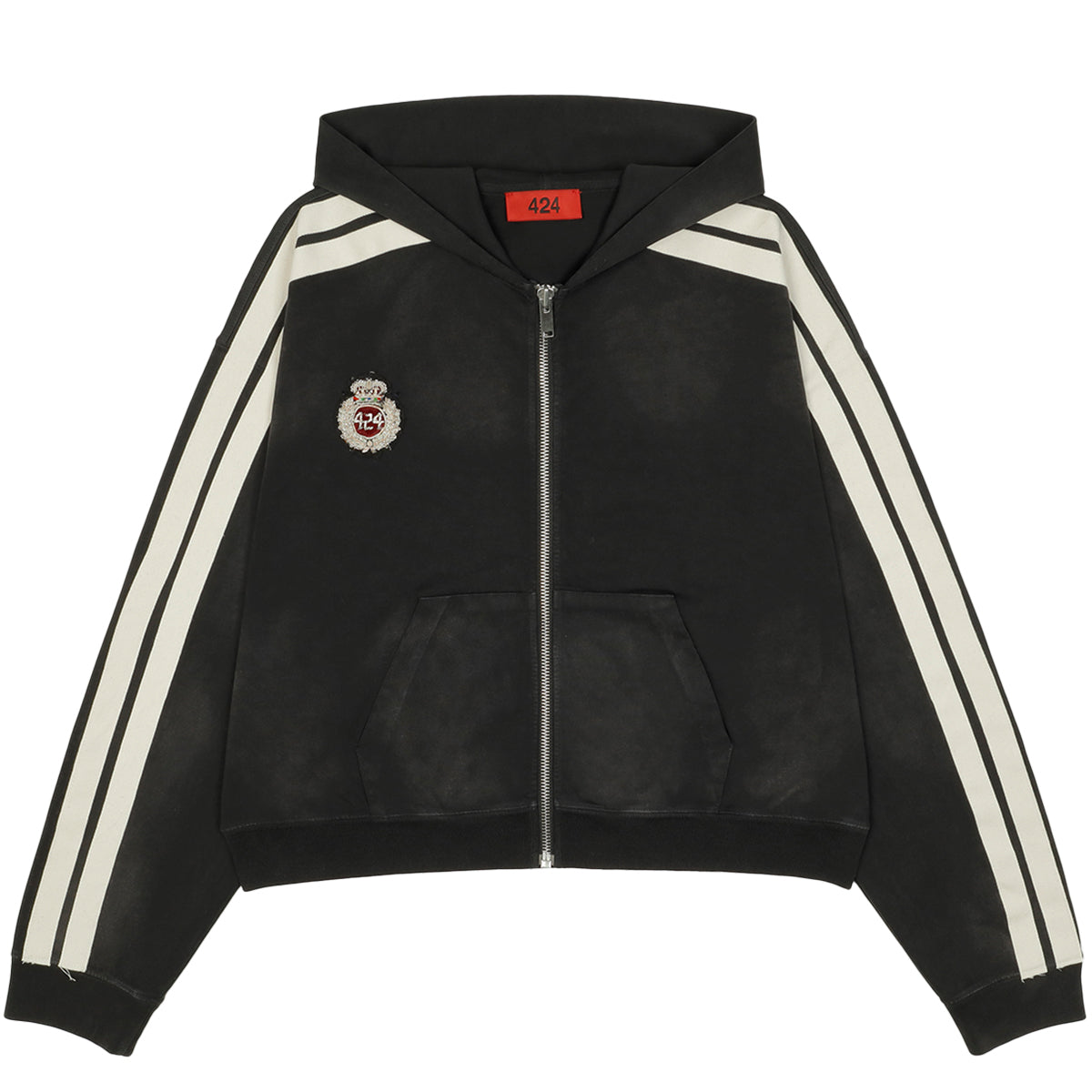 424 - ACADEMY HOODIE - BLACK - HOODIE - cherry fukuoka